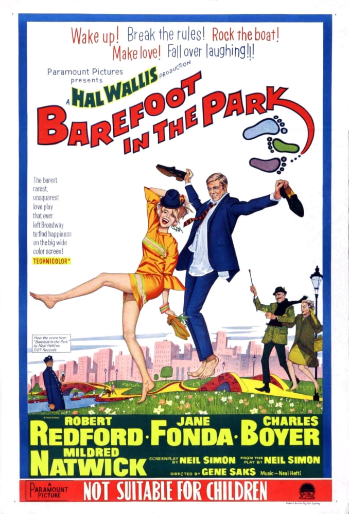 Barefoot in The Park Movie Masterprint Poster Print featuring classic film artwork.