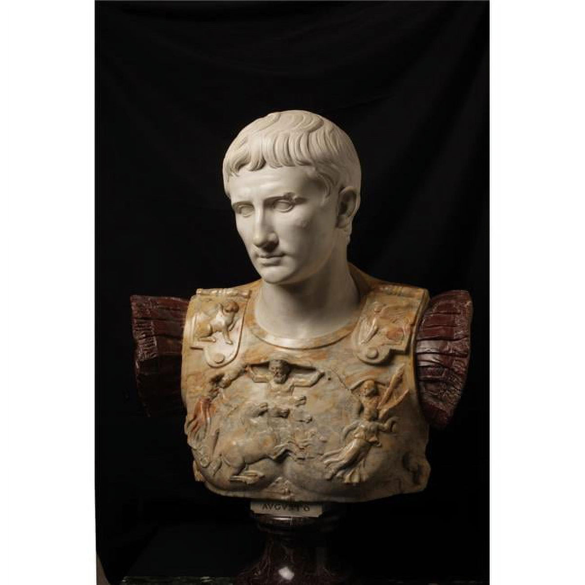 Bust of Augustus poster print featuring Augustus of Prima Porta sculpture