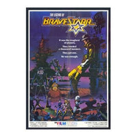 The Legend of Bravestarr Movie Poster 11x17 - Colorful animated design.
