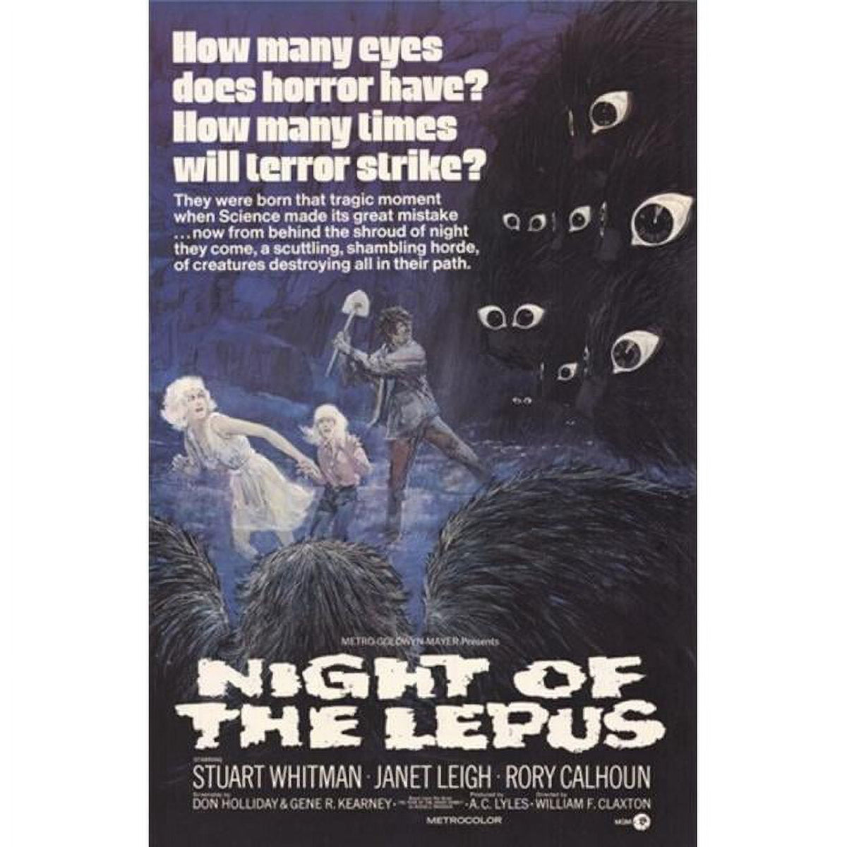 Night of the Lepus Movie Poster 11x17 print