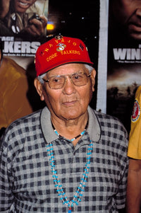 Chester Nez at the premiere of Windtalkers photo print by Cj Contino