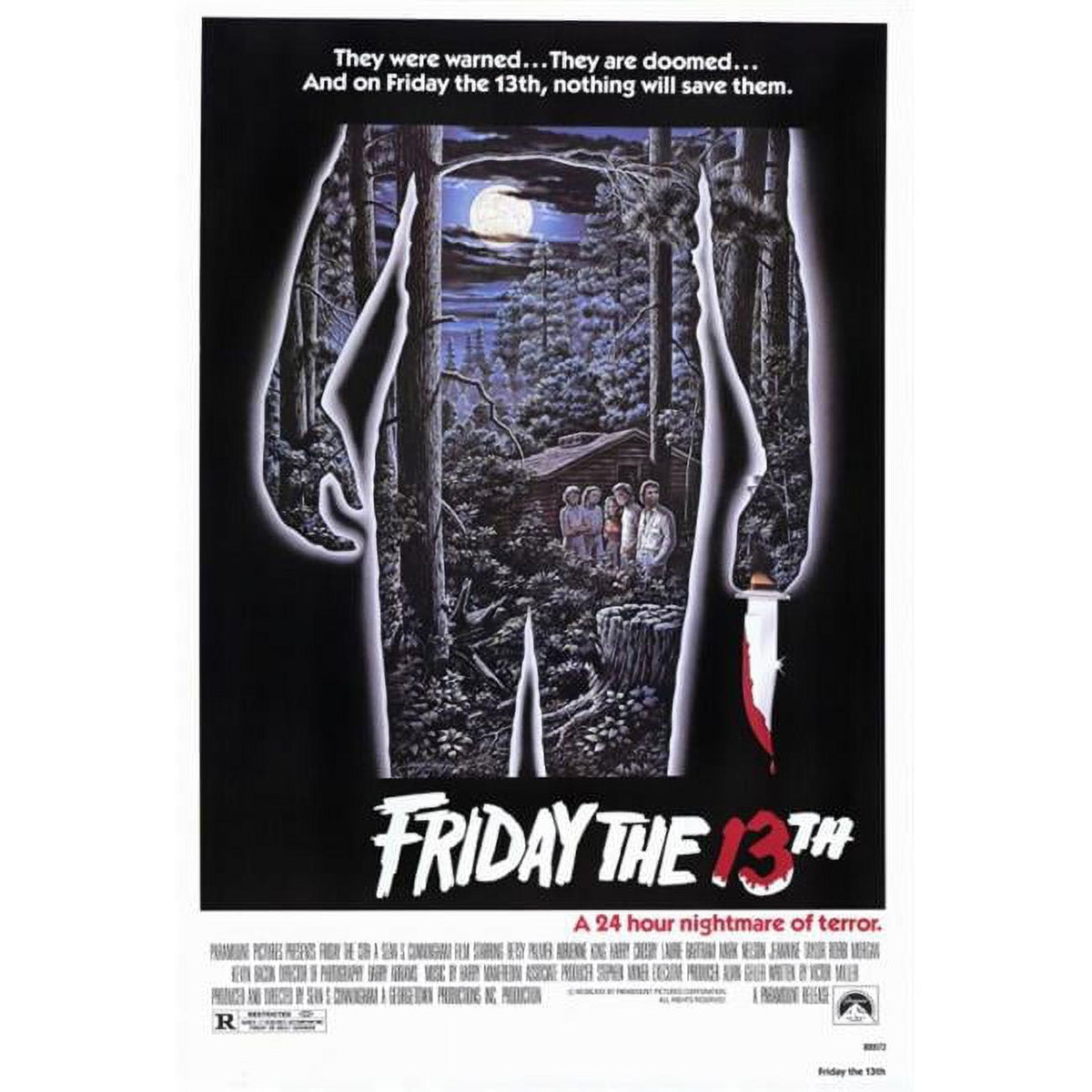 Friday the 13th Movie Poster Print - Horror Classic (27x40)
