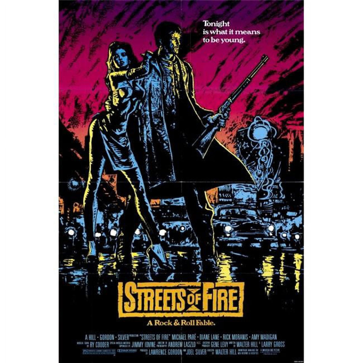 Streets of Fire Movie Poster Print 27x40 inches