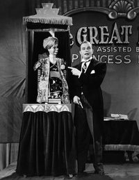 You Can't Cheat an Honest Man 1939 photo print featuring Edgar Bergen and Charlie McCarthy.