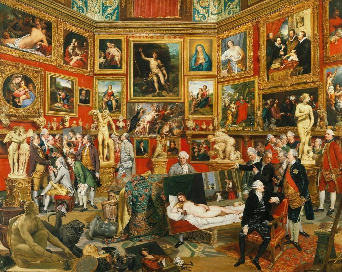 Tribuna of the Uffizi art poster print by Johan Joseph Zoffany
