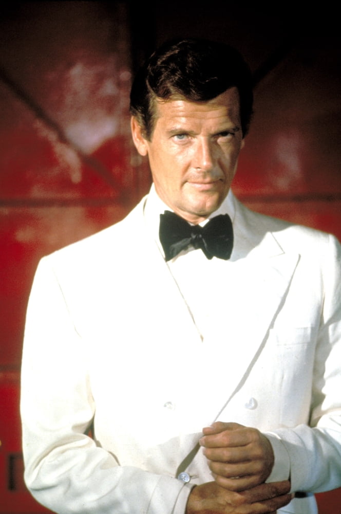 The Man With The Golden Gun photo poster print featuring Roger Moore.