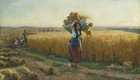 Les Bl�s poster print by C�sar Pattein showcasing a serene landscape.
