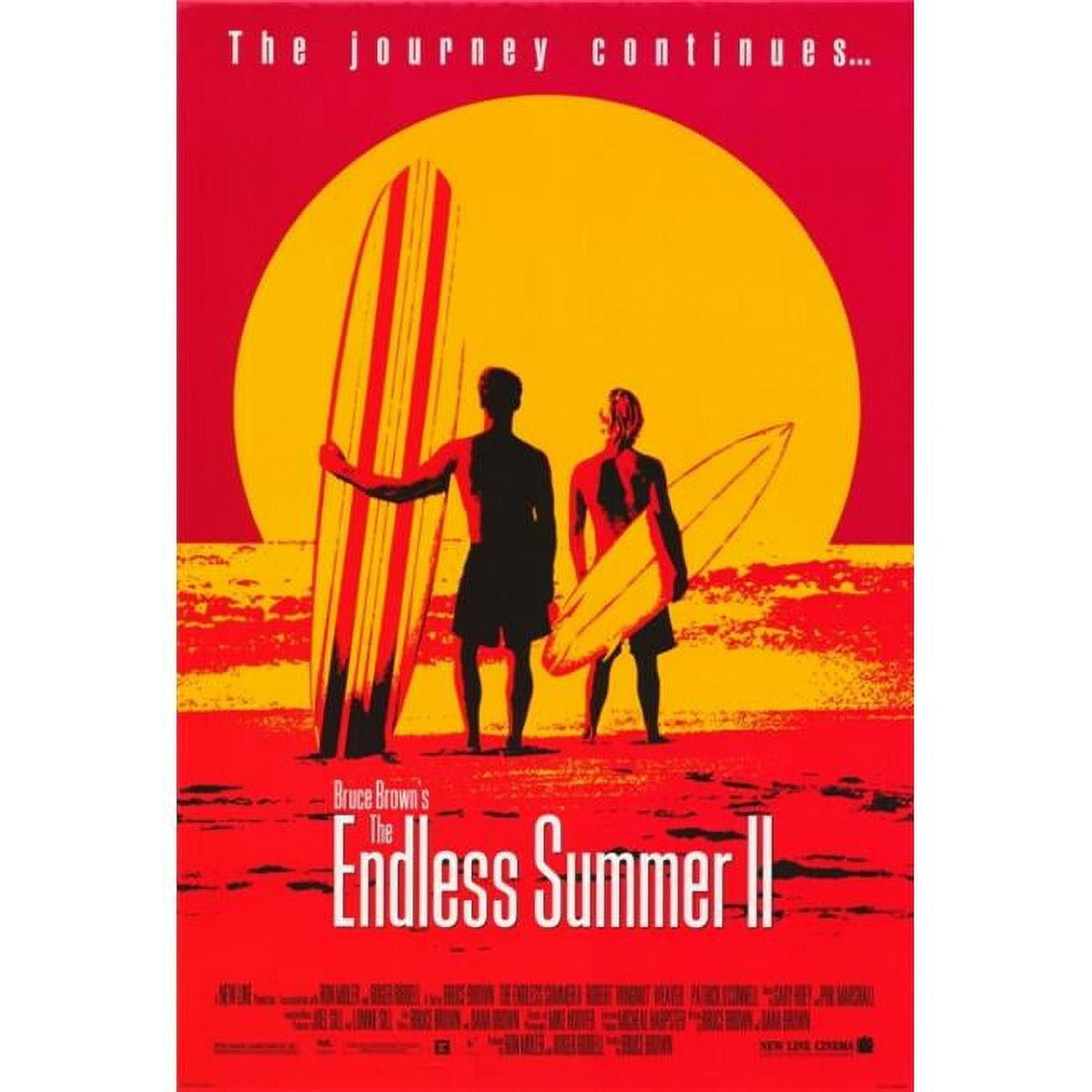 The Endless Summer movie poster print showcasing surf culture.