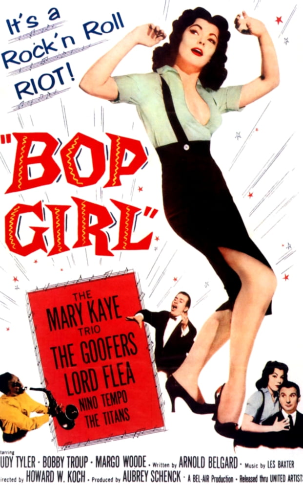 Bop Girl Goes Calypso movie poster print featuring Judy Tyler