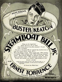 Steamboat Bill Jr. movie poster 11x17 print featuring Buster Keaton.