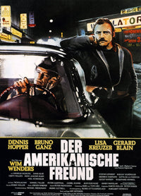 The American Friend movie poster masterprint featuring Dennis Hopper and Bruno Ganz.