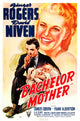 Bachelor Mother movie masterprint poster featuring David Niven and Ginger Rogers.