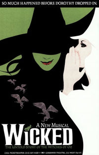 Wicked Movie Poster 11x17 print featuring vibrant imagery from the musical.
