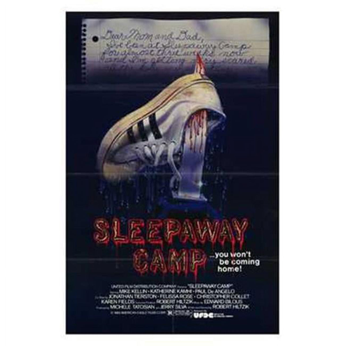 Sleepaway Camp Movie Poster 11x17 print for horror fans.