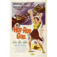 Hot Rod Girl Movie Poster Print - 27x40 vintage automotive art