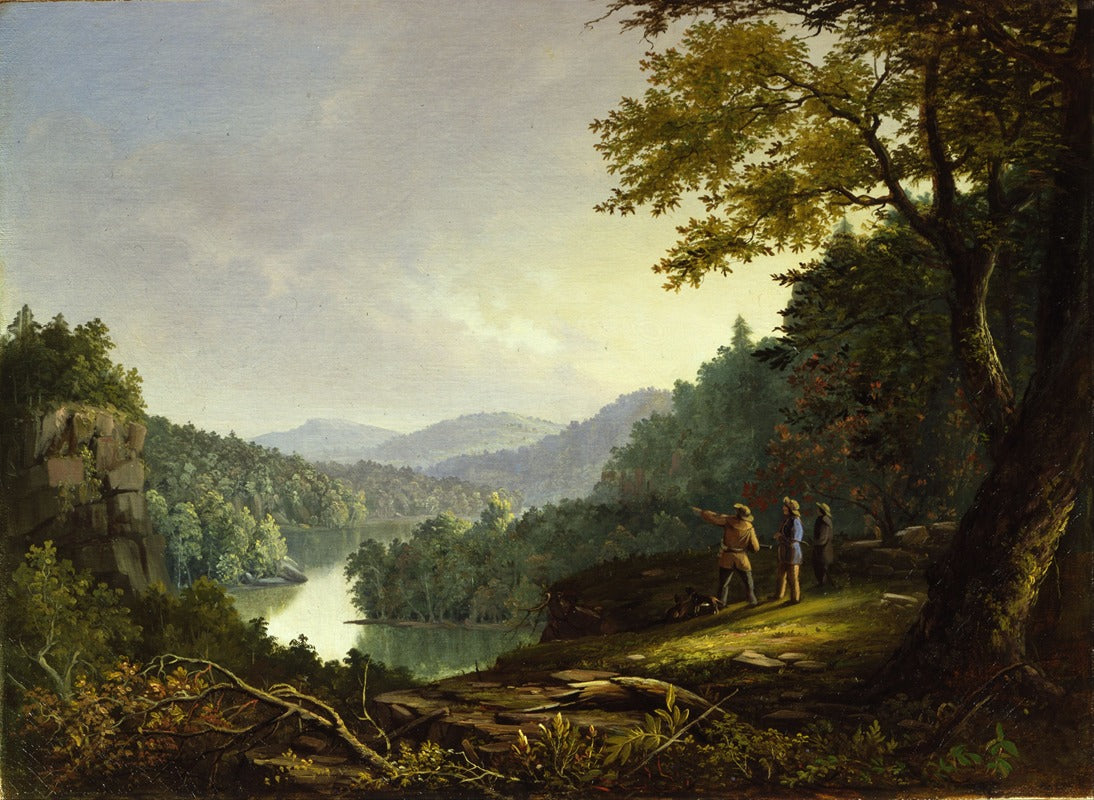 Kentucky Landscape (1832) Fine Art Poster Print by James Pierce Barton.
