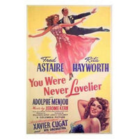 You Were Never Lovelier Movie Poster 11x17 - Classic Hollywood Art Print