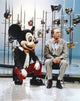 Don Knotts with Mickey Mouse Photo Print, classic entertainment memorabilia