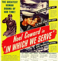 In Which We Serve movie poster print center left window card 1942