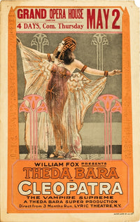Cleopatra Movie Masterprint Poster featuring Theda Bara, 11x17 size.