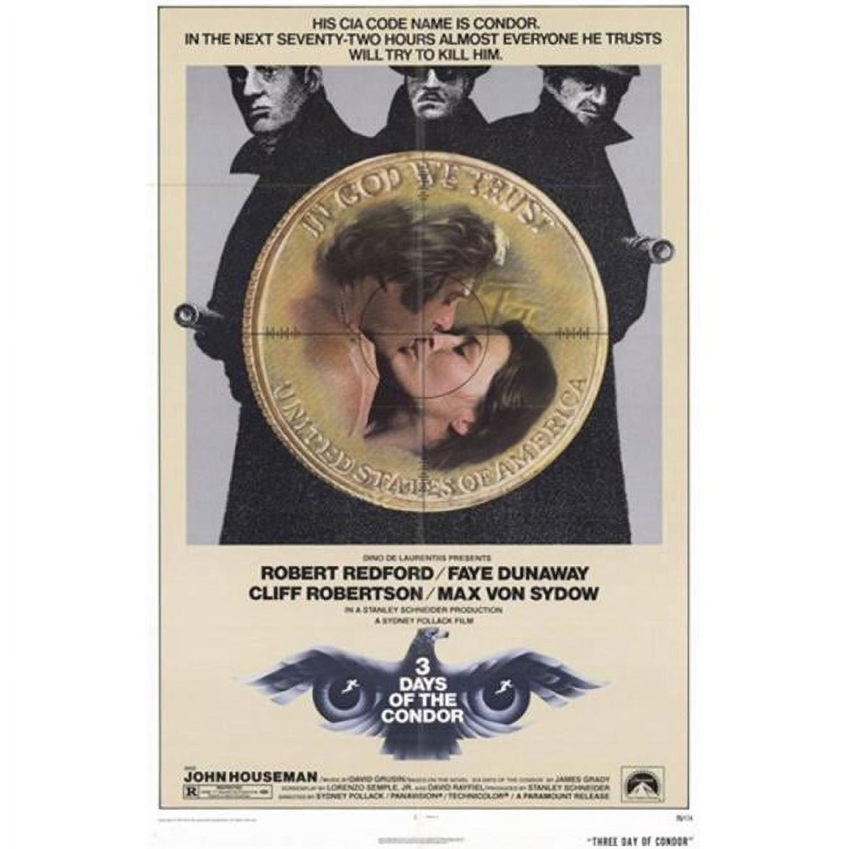 Three Days of the Condor Movie Poster 11x17 print