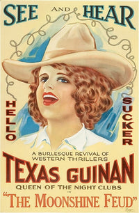 The Moonshine Feud Movie Masterprint Poster Print featuring Texas Guinan