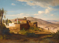 The Al-Aqsa Mosque Poster Print (1859) by August Löffler - Beautiful architectural art