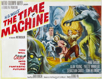 The Time Machine movie poster print featuring Yvette Mimieux and Rod Taylor