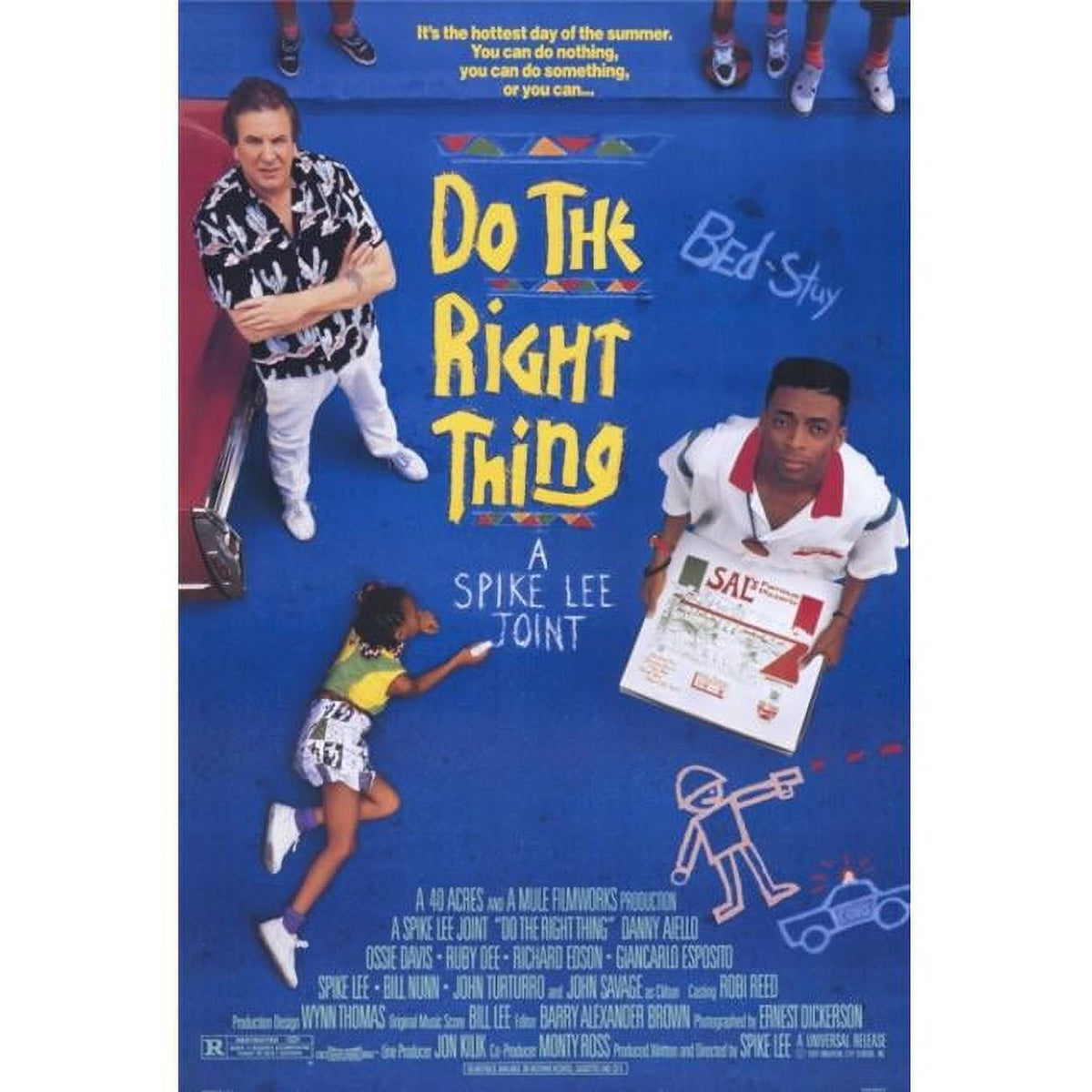 Do the Right Thing Movie Poster - 11x17 print showcasing vibrant colors and iconic film imagery.