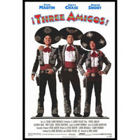 Three Amigos Movie Poster Print featuring Steve Martin, Chevy Chase, and Martin Short