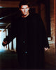 David Boreanaz stylish photo print in black trench coat