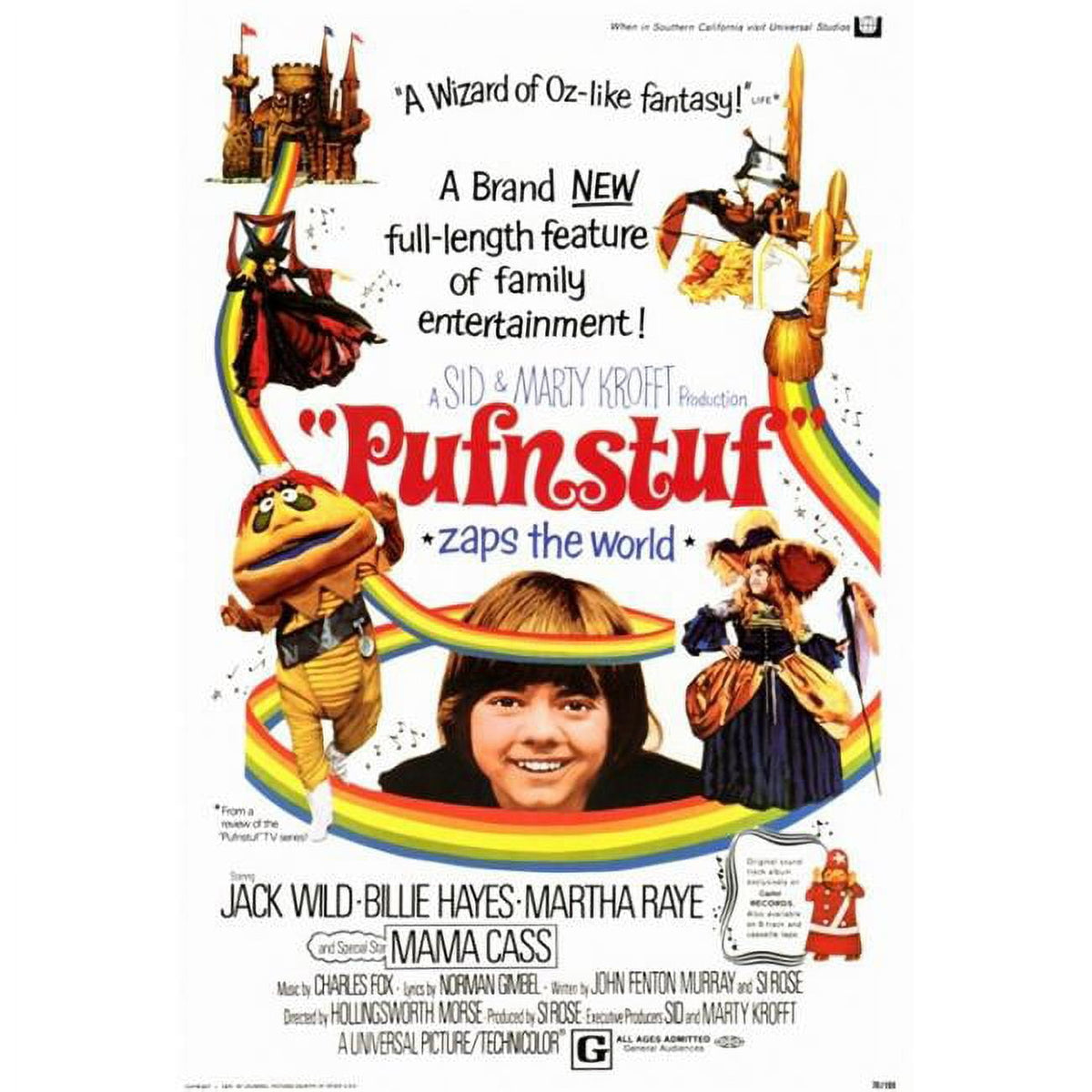 Pufnstuf Movie Poster Print - Classic 27x40 Artwork