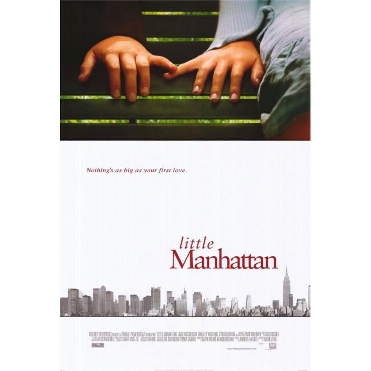 Little Manhattan Movie Poster Print 27x40 showcasing NYC skyline and childhood adventure.