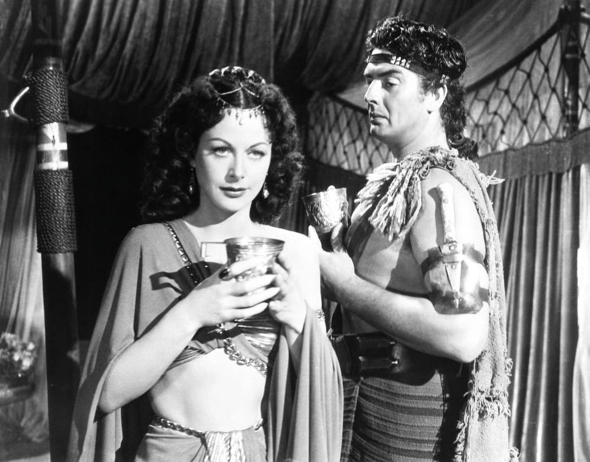 Samson and Delilah 1949 photo print featuring Hedy Lamarr and Victor Mature.