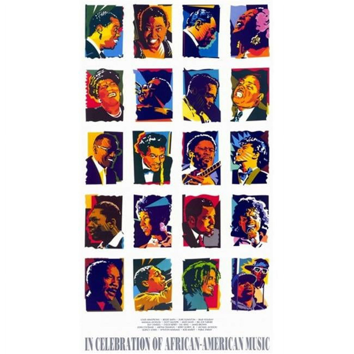 In Celebration of African-American Music Movie Poster 11x17