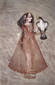 Indian Bayadere Dancing the Falcon Dance Art Print - Hindu Art