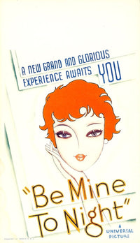 Tell (Aka Be Mine Tonight) movie masterprint poster from 1932 featuring Magda Schneider.