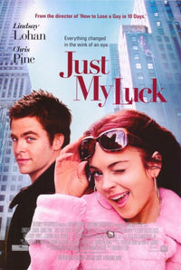 Just My Luck Movie Poster Print 27x40 showcasing vibrant design.