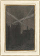 Le Premier Zeppelin (1915) poster print by Jeanne Bertrand, showcasing early aviation.