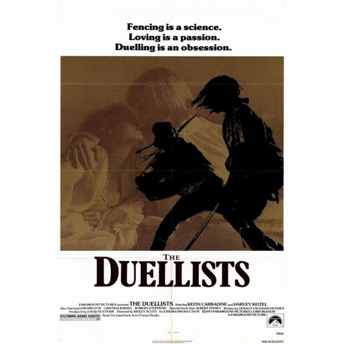 The Duellists Movie Poster Print 27x40 featuring cinematic art.