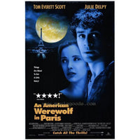 An American Werewolf in Paris movie poster print (27x40) featuring iconic horror-comedy imagery.