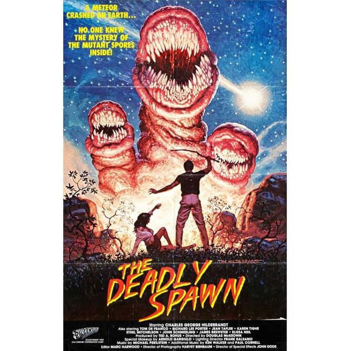 The Deadly Spawn movie poster print in 27x40 size.