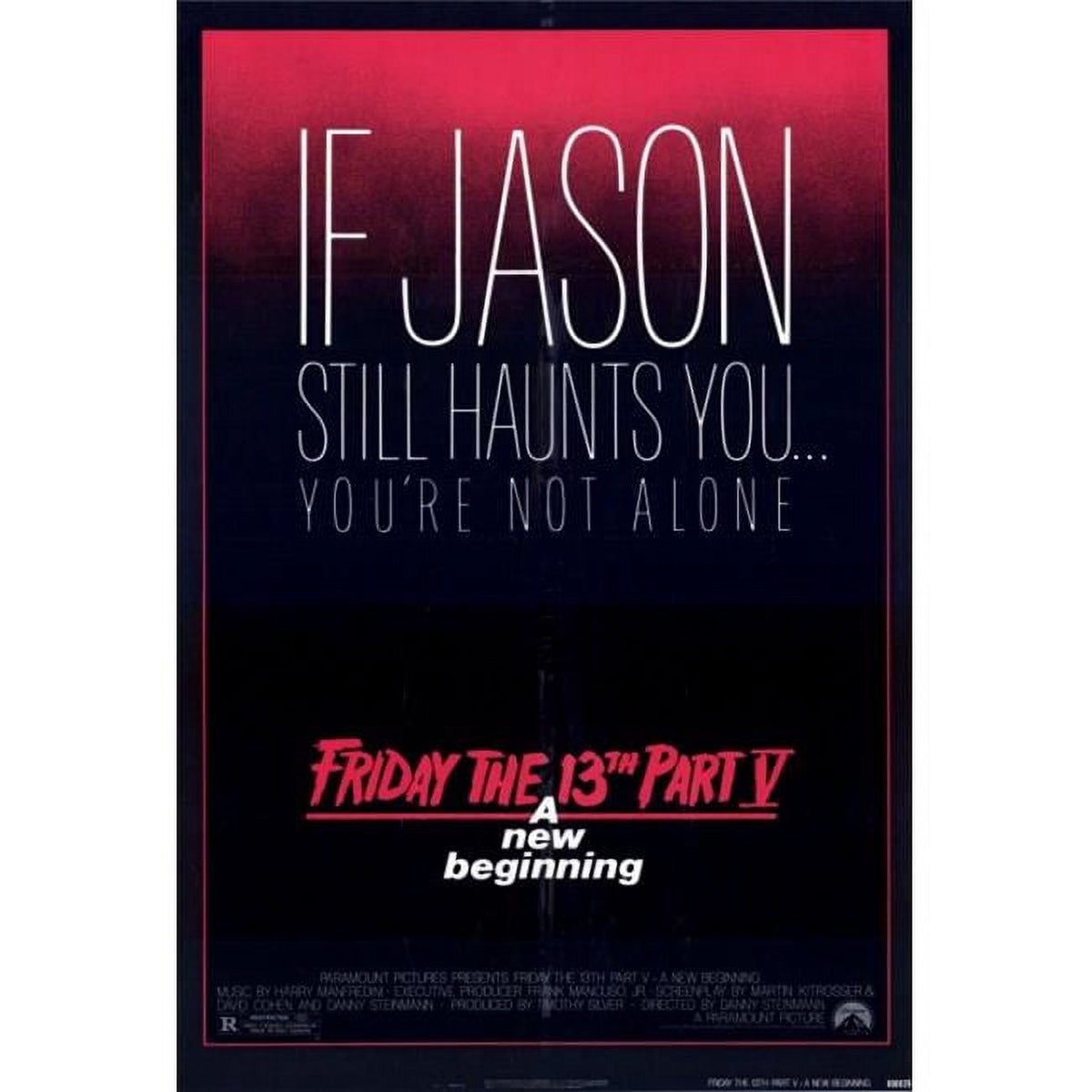 Friday the 13th Part 5: A New Beginning Movie Poster Print 27x40