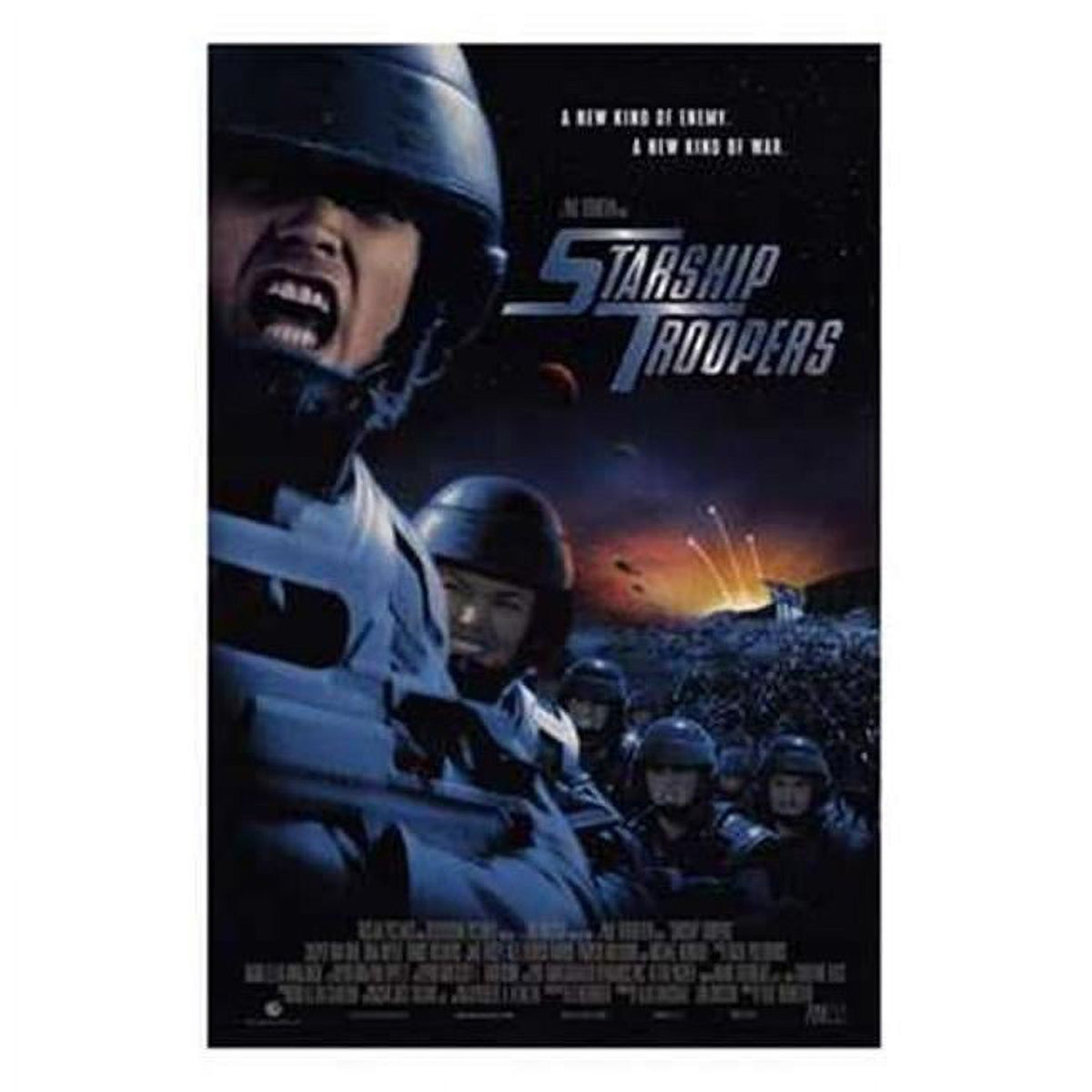 Starship Troopers Movie Poster - 11x17 size, vibrant colors