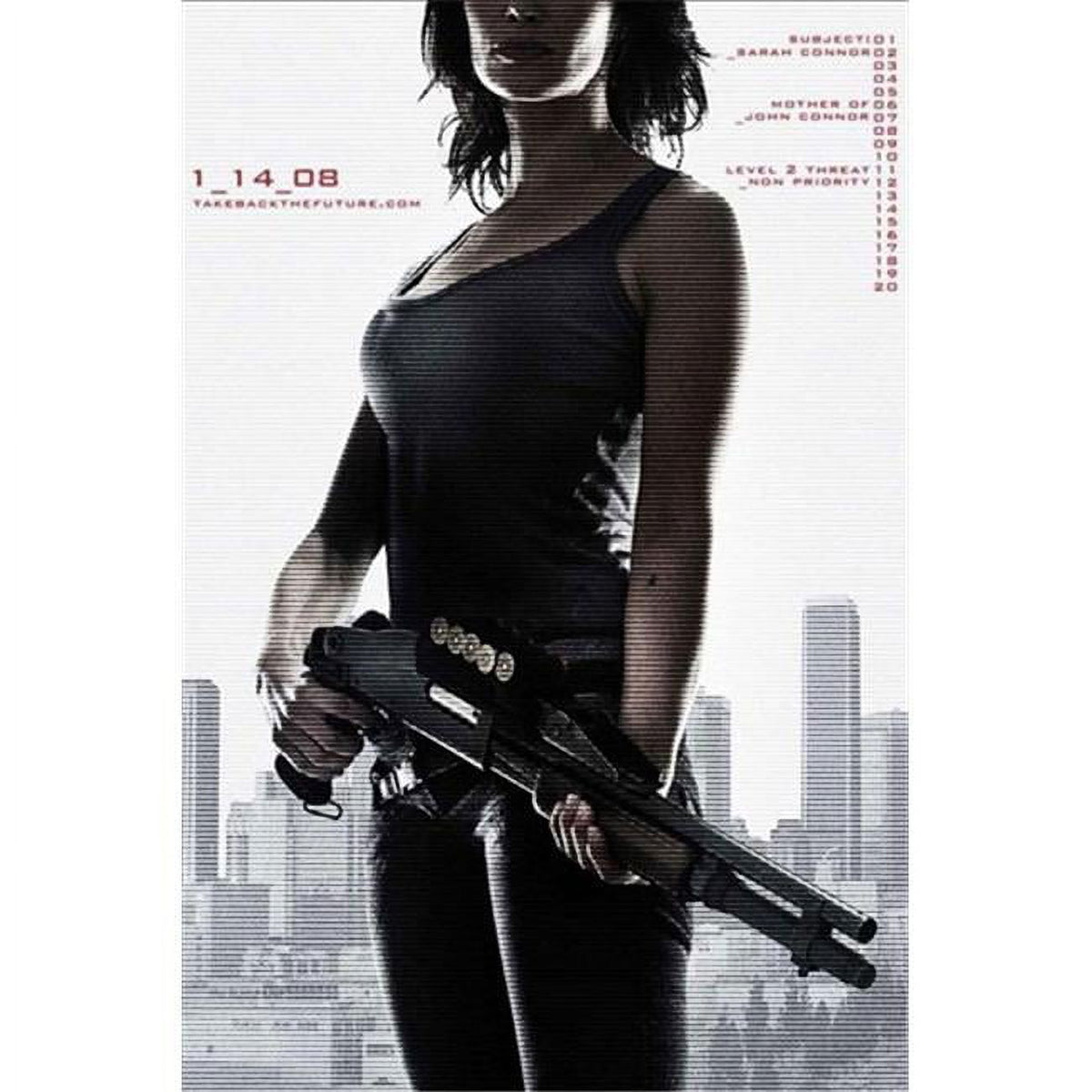 Terminator: The Sarah Connor Chronicles Style Y Movie Poster 11x17