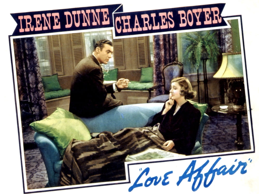 Love Affair movie poster print featuring Charles Boyer and Irene Dunne.