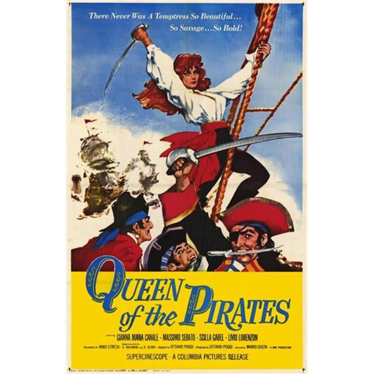 Queen of the Pirates Movie Poster 11x17 vibrant print
