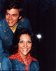 Richard and Karen Carpenter photo print in matching denim jackets.