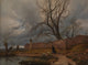 Wanderer in the Storm art poster print by Carl Julius von Leypold