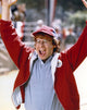 Rick Moranis posed in a black jacket photo print